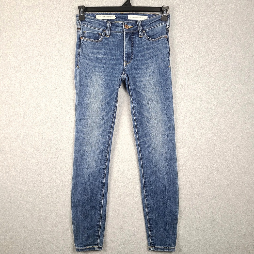 Pilcro & The Letterpress Anthropologie Jeans High Rise Denim Leggings Women's 25